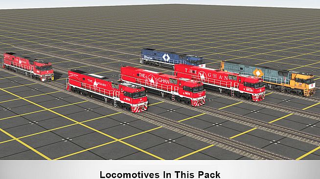 Trainz 2022 DLC - NR Class Locomotive - JBR Ghan Pack
