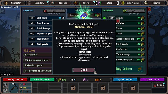 Gothic Clicker - Alchemists' Guild