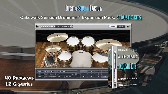 SD3: Digital Sound Factory - Acoustic Kits