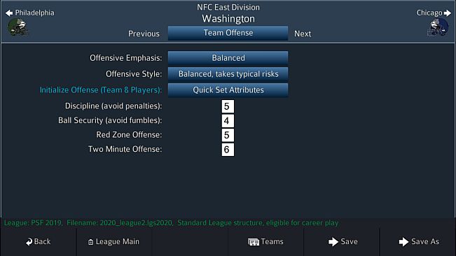 Pro Strategy Football 2020