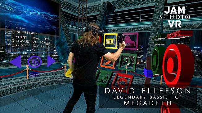 Jam Studio VR EHC - David Ellefson Metal Factory