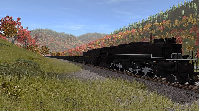 Trainz 2022 DLC - C&O 2-6-6-6 H8 - New River Mining Coal Run