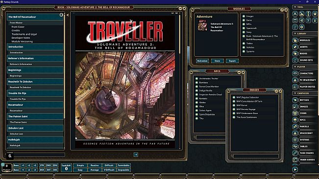 Fantasy Grounds - Traveller - Solomani Adventure 2: The Bell of Rocamadour