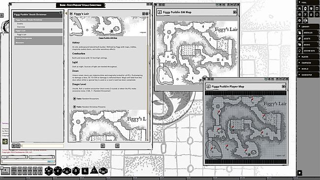 Fantasy Grounds - Figgy Puddin' Steals Christmas for Shadowdark RPG
