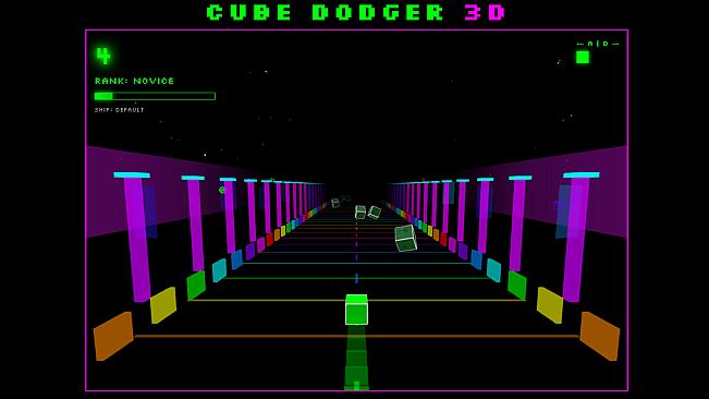 Cube Dodger 3D – Rainbow Road