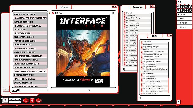 Fantasy Grounds - Cyberpunk RED - Interface RED Volume 3