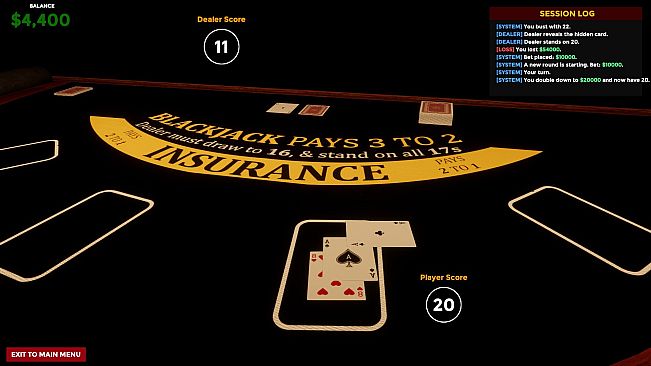 Blackjack Simulator 2027