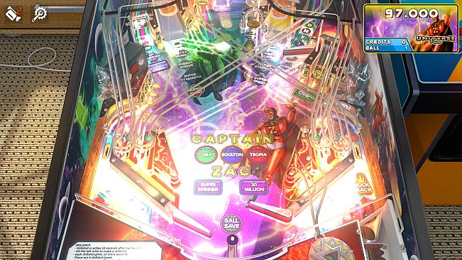 Zaccaria Pinball - Universe Deluxe Pinball Table