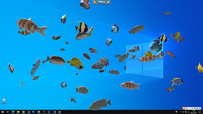 Fish on the desktop