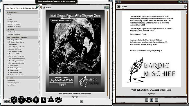Fantasy Grounds - Mind Fungus Tigers of the Wayward Moon