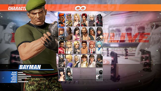 DOA6 Bayman Deluxe Costume