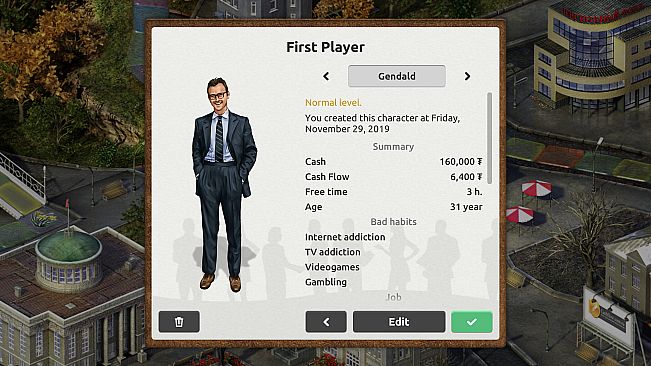 Timeflow: Character Editor