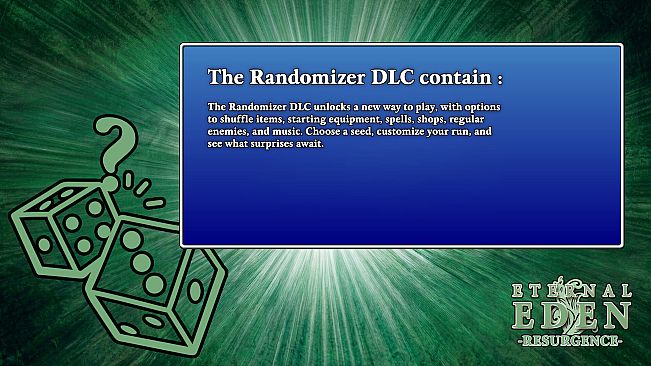 Eternal Eden Resurgence Randomizer