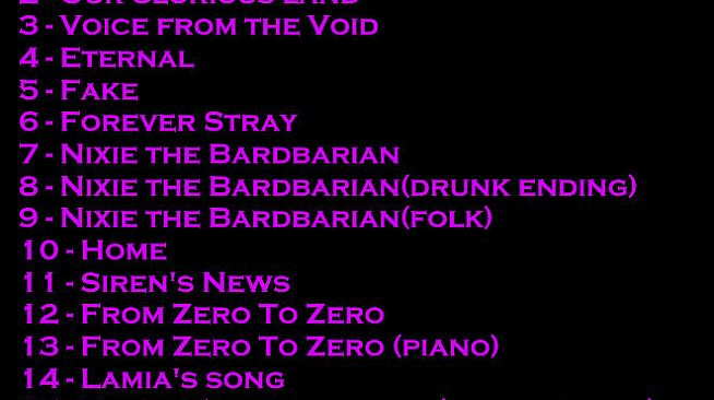 Isekaing: from zero to zero. Soundtrack