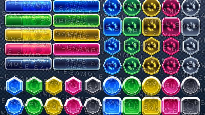 RPG Maker MZ - Krachware User Interface Material CYBER