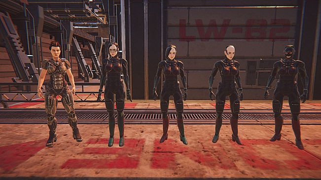 Sci-fi characters for Clip maker