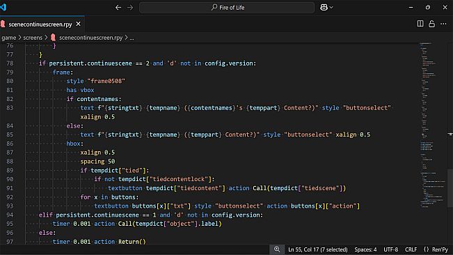 Fire of Life: New Day - Source Code