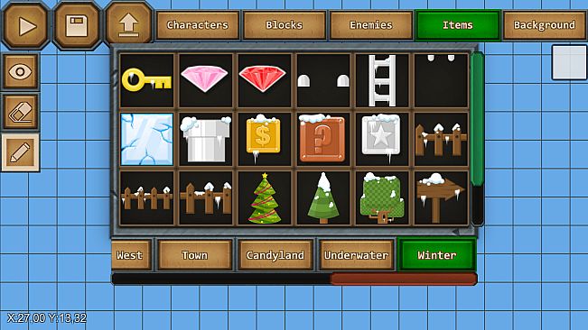 Winter Theme for Epic Game Maker