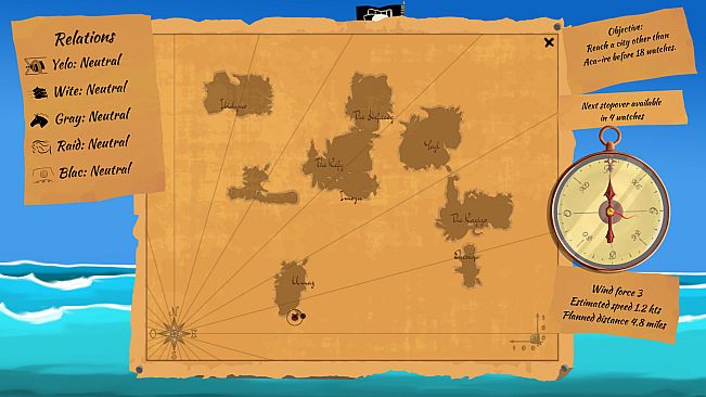 A pirate quartermaster