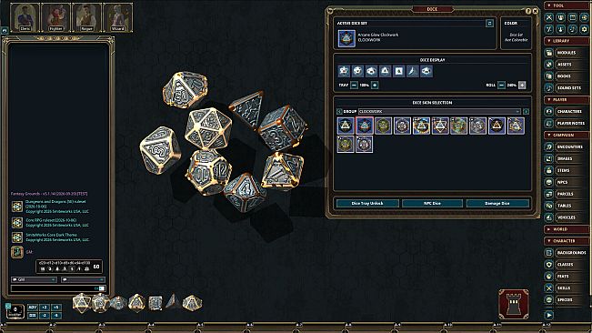 Fantasy Grounds - Clockwork Dice Pack