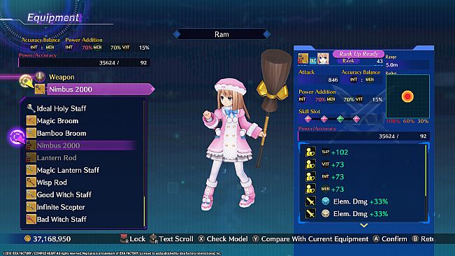 Megadimension Neptunia VIIR - 4 Goddesses Online Magician Weapon Set
