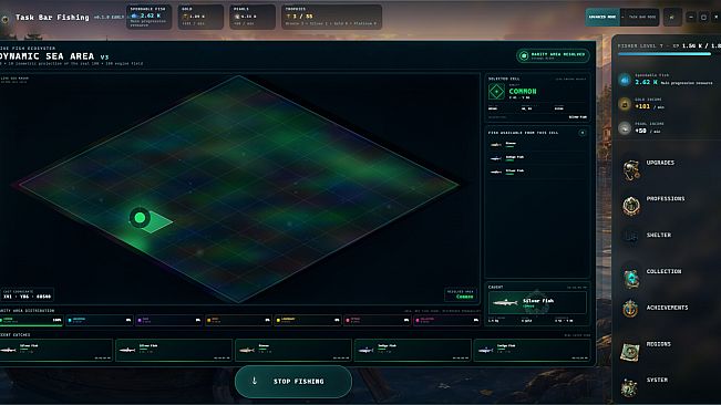 CRETA: Taskbar Fishing