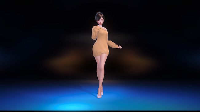 Angel Legion-DLC Off-Shoulder Sweater (Yellow)