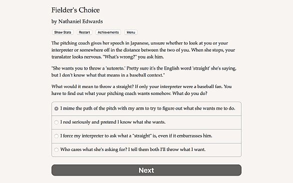 The Fielder's Choice