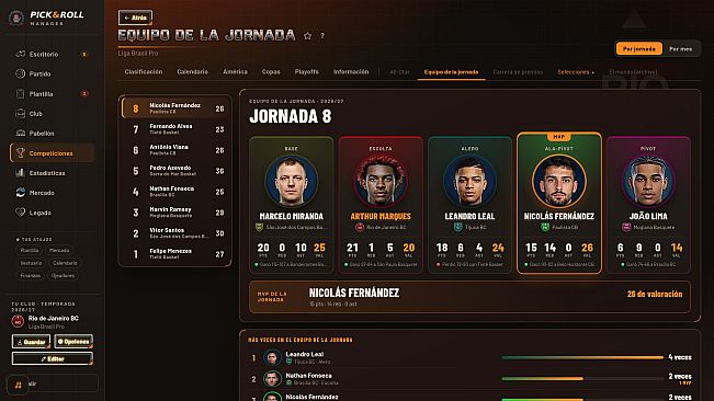 Pick & Roll Manager