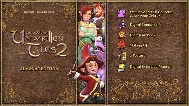 The Book of Unwritten Tales 2 Almanac Edition Extras