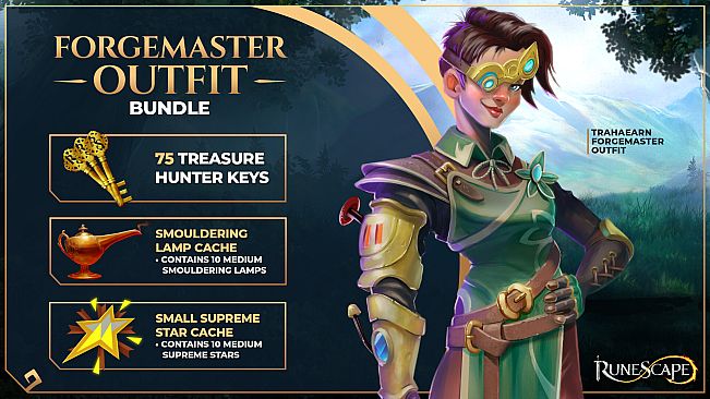RuneScape Forgemaster Outfit Bundle