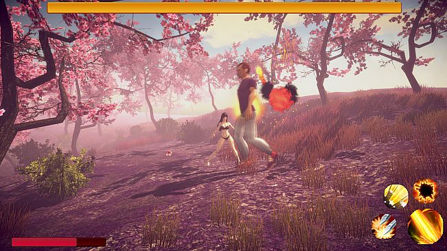 Cute girl with uncle's leisure time