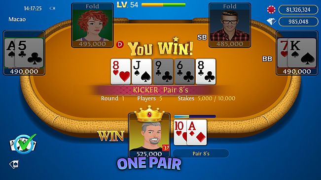 Texas Holdem Poker: Solo King