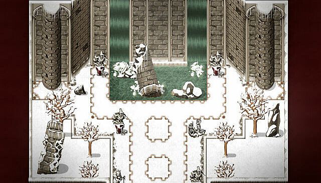 RPG Maker MZ - KR Snow Castle Tileset