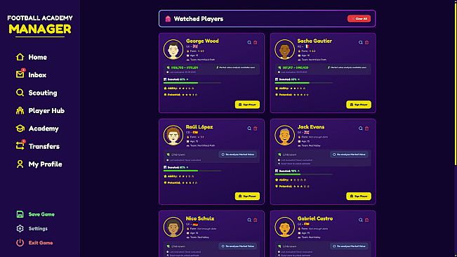 Football Academy Manager