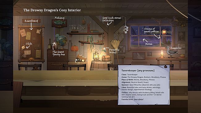Tavern Talk 2: Dreamwalker - Lorebook