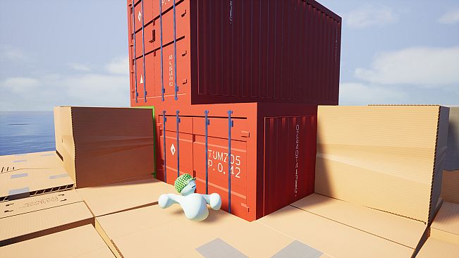 A GAME of stacking cardboard boxes AND DROWNING YOUR FRIENDS