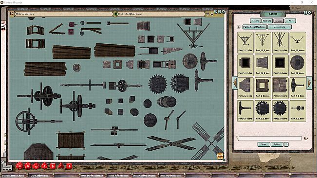 Fantasy Grounds - FG Medieval Machines Map Pack