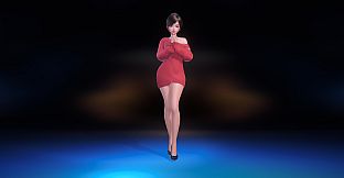 Angel Legion-DLC Off-Shoulder Sweater (Red)