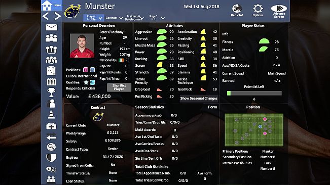 RUTM 2017 - Season 2018/19 Update