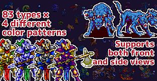 RPG Maker MZ - MEGA FANTASY Pixel Monster Pack