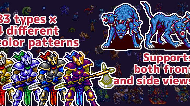 RPG Maker MZ - MEGA FANTASY Pixel Monster Pack