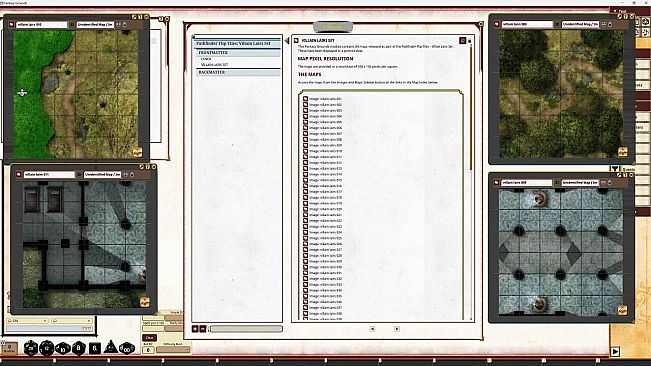 Fantasy Grounds - Pathfinder RPG - Pathfinder Flip-Tiles - Villain Lairs set