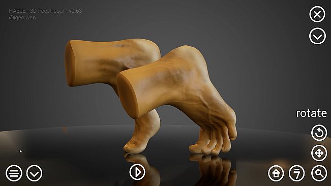 HAELE 3D - Feet Poses Pro - Drawing References