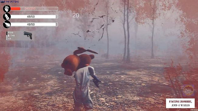 Facing Zombie,and 4 Walls