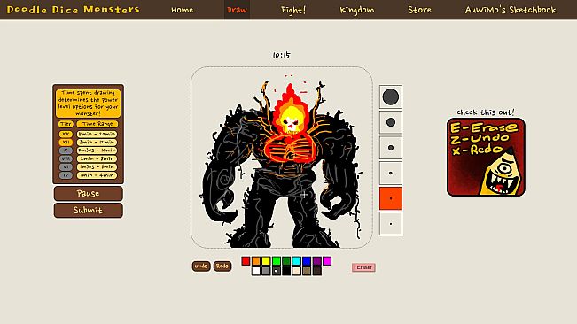 Doodle Dice Monsters