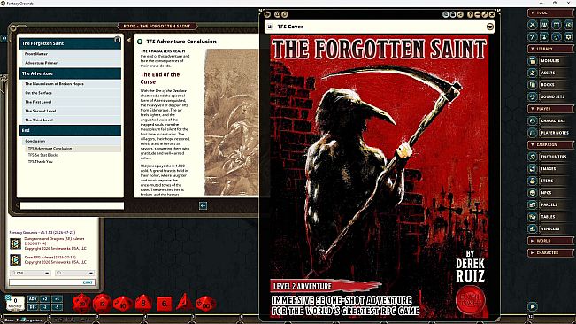 Fantasy Grounds - The Forgotten Saint - Level-2