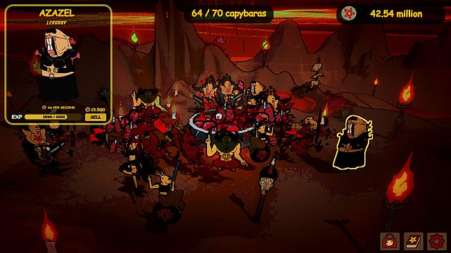 Capybaras Chill in Hell