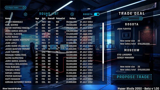 HyperBlade 2050 - Dystopian Sports Manager