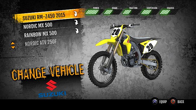 MX vs. ATV Supercross Encore - 2015 Suzuki RMZ450 MX